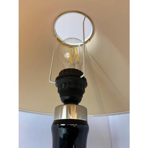 Black Opal Black Backgammon Table Lamp by Holmegaard For Sale - Image 8 of 11