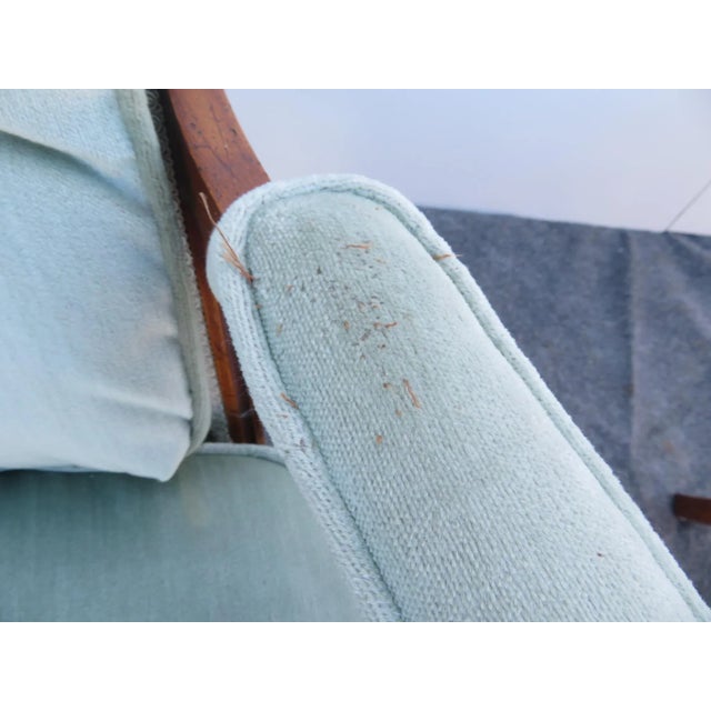 Mid 20th Century Louis XVI Fruitwood Tufted Chairs-a Pair For Sale - Image 4 of 8