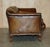Victorian Claw & Ball Foot Brown Leather Chesterfield Sofa from Howard & Sons For Sale - Image 15 of 18