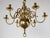 Dutch Brass Rembrandt Chandelier with Six Arms, 1940s For Sale - Image 6 of 8