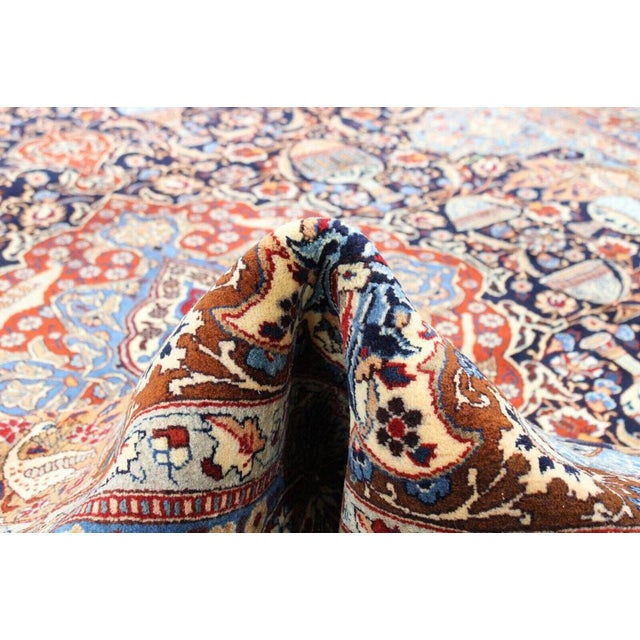 Hand-Knotted Kashmar Rug For Sale - Image 10 of 11