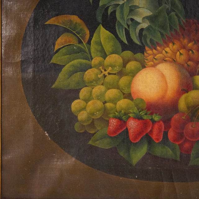 【値下げ】PAINTING GILDED FLORALS AND FRUITS Abundant Grace 12x24 Original by Ford Smith