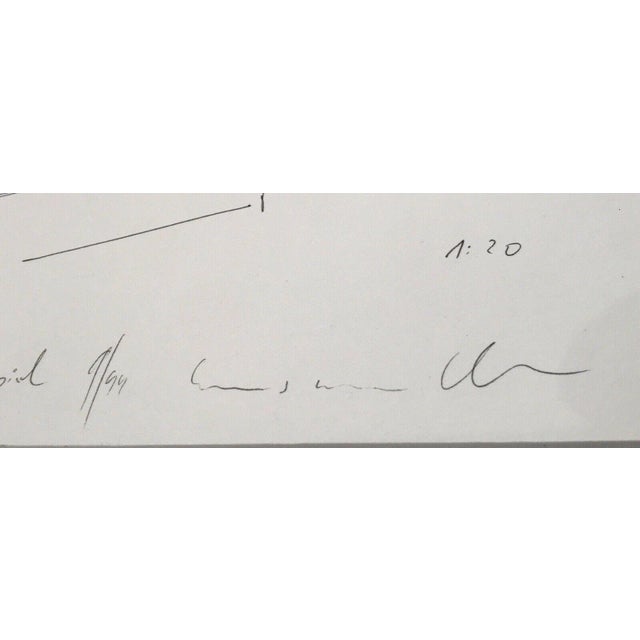 Black Mendler Hans, Leonberg Bench Design Ball Game 9/99, 1999, Ink For Sale - Image 8 of 13