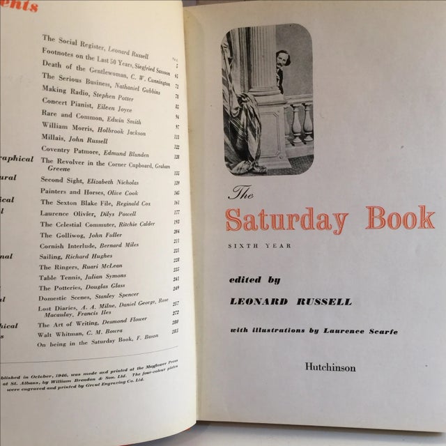 The Saturday Book 6th Year 1946 Leonard Russell For Sale - Image 5 of 11