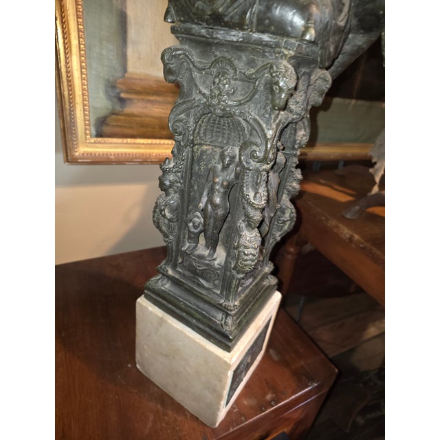 Metal Grand Tour Persius and Medusa Bronze After Cellini For Sale - Image 7 of 17