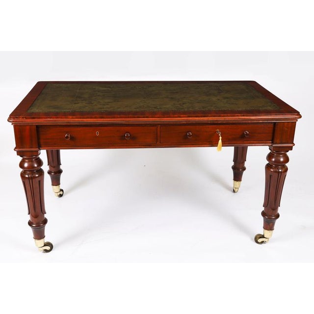 Antique 19th Century William IV Writing Desk, 1835 For Sale - Image 3 of 15