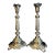 Monumental 14.5" Antique Norblin & Co. Silver Plated Candlesticks For Sale