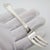 Elegant vintage Italian handmade genuine silver dessert or fromage cheese fork, finely crafted and well balanced. A...