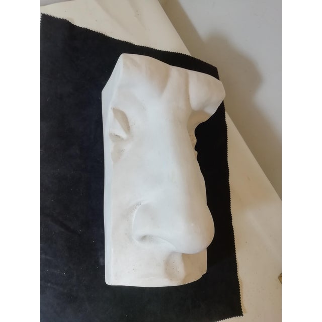 Plaster Nose with Wall Shelf, Italy, 1990s For Sale - Image 6 of 11