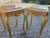 Wood 1990s French Louis XVI Gold Pink Marble Side Tables Pair For Sale - Image 7 of 17