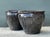 Ceramic Vintage Glazed Ceramic Planters - Pair For Sale - Image 7 of 12