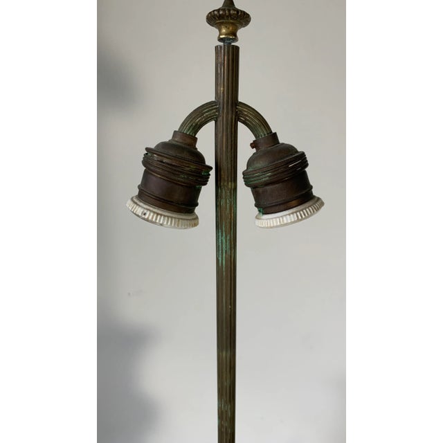 18th/19th Qing Chinese Porcelain Famille Rose Gu Vase Converted Lamp For Sale - Image 11 of 13