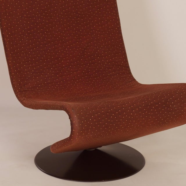 Yellow 123 Chair by Verner Panton for Fritz Hansen, 1970s For Sale - Image 9 of 11