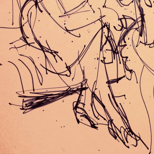 'Woman Seated' by Victor DI Gesu, Paris, Louvre, Académie Chaumière, California Fauve, Los Angeles County Museum of Art, San Francisco Art Association For Sale In Monterey, CA - Image 6 of 8