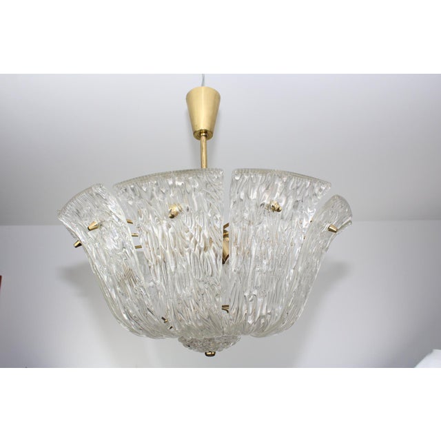Chandelier from Kalmar, 1950s, in Flawless conditions. Designed 1950 to 1959 I have official proof of authenticity such as...