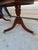 Brown Late 20th Century Ethan Allen Inlaid Mahogany Pedestal Base Dining Table With Leaves For Sale - Image 8 of 18