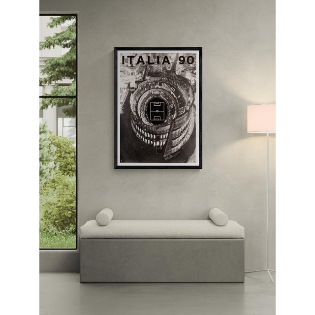 This original poster was designed by the acclaimed Italian artist Alberto Burri for the 1990 FIFA World Cup in Italy. The...
