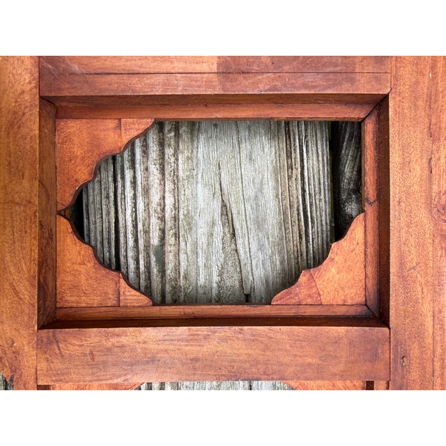 Sienna Nepalese Royal Kumari Window Frame Picture Frame For Sale - Image 8 of 10