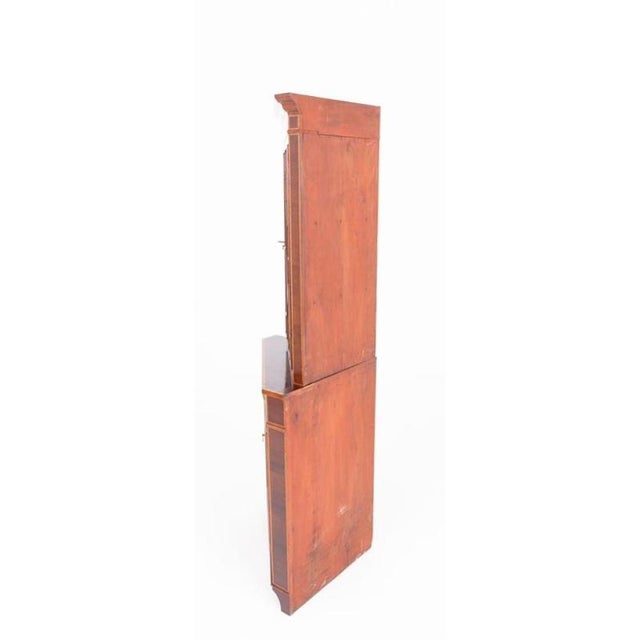Sheraton Revival Corner Cabinet in Mahogany Marquetry, 1920s For Sale - Image 4 of 7