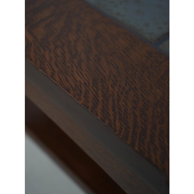 Stickley Mission Oak Two-Tier Tile Top End Table For Sale - Image 14 of 16