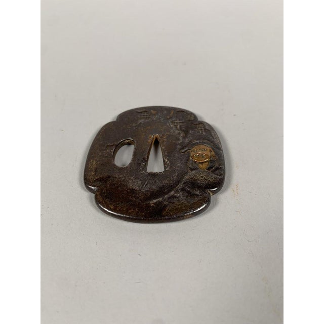 Tsuba Mokko-gatta Edo period (1603-1868) Japan 18th Century For Sale - Image 4 of 7