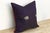 Traditional Mdra Blue Zardozi-Embroidered Silk Pillow Cover For Sale - Image 3 of 6