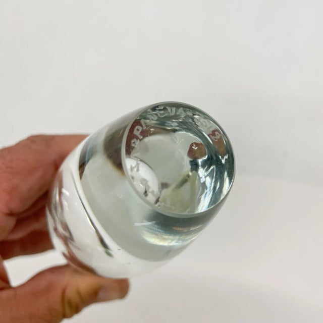 Transparent 1957 Glass Vase Orchidée by Timo Sarpaneva for Iittala Finland For Sale - Image 8 of 15