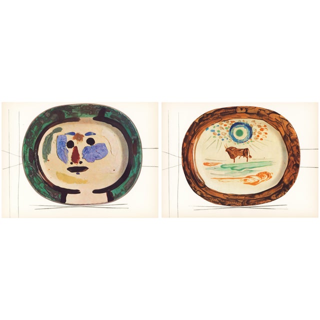 1948 True First Edition "Ceramiqués De Picasso" (Ceramics) Complete With 18 Prints For Sale - Image 12 of 15