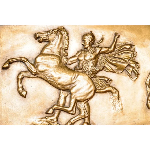 Mid 19th Century Bronze Bas Relief of Horses and People For Sale - Image 5 of 7