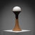 1970s Large Eartly Ceramic and Opaline Glass Table Lamp from Doria Leuchten, Germany, 1970s For Sale - Image 5 of 11