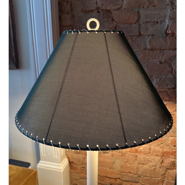 Textile Vintage 1970s Olympia Indoor Outdoor Floor Lamp For Sale - Image 7 of 9