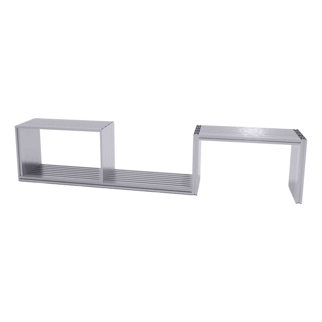New York Shelf from Aluminium Exchange For Sale