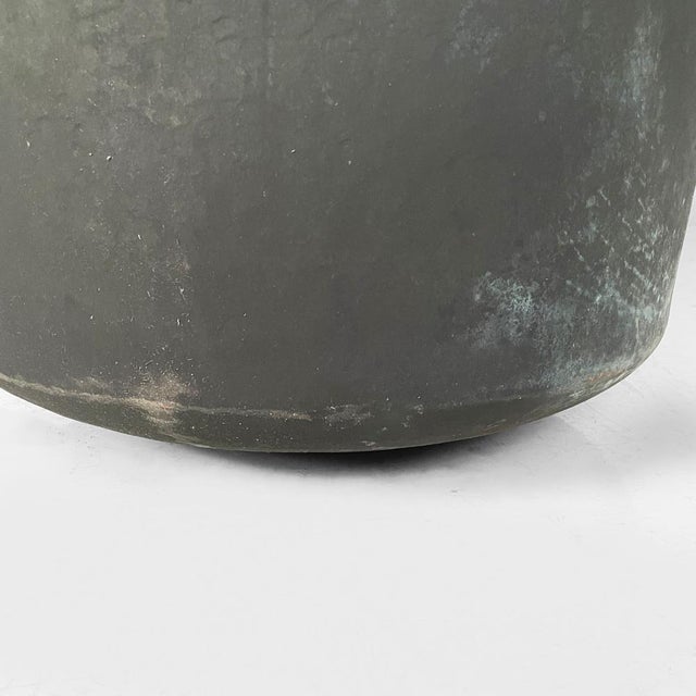 Vintage Italian Round Pot in Copper, 1930s For Sale - Image 10 of 12