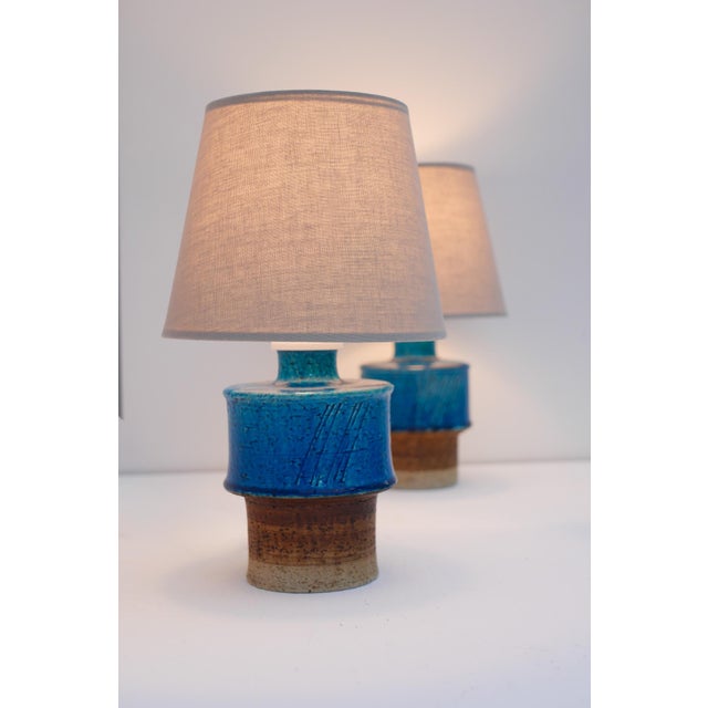 Mid-Century Modern Table Lamps by Inger Persson for Rörstrand, 1960s, Set of 2 For Sale - Image 13 of 17