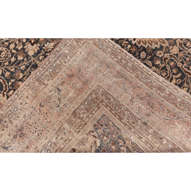 Textile Antique Persian Khorassan Handmade Wool Rug For Sale - Image 7 of 10