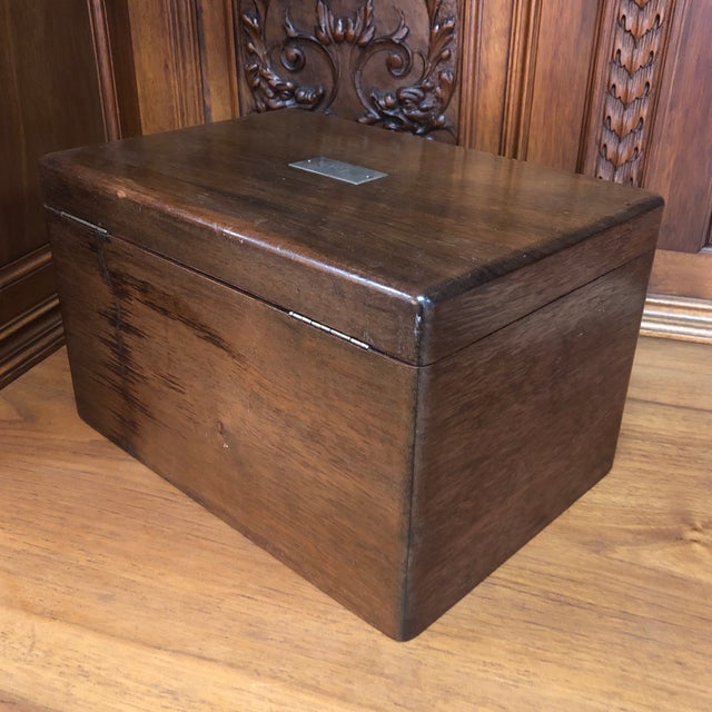 1910s Antique Walnut Humidor Chairish