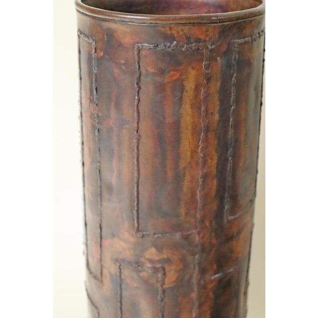 Copper Copper Umbrella Stand, Germany, 1960s For Sale - Image 8 of 16