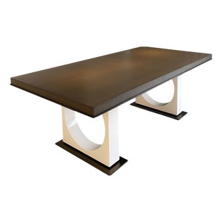Dining Table in Oak and Bronze, 2018 For Sale