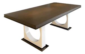 Dining Table in Oak and Bronze, 2018