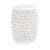 2020s Lorin White Glaze Diamond Pierced Garden Stool For Sale - Image 5 of 5