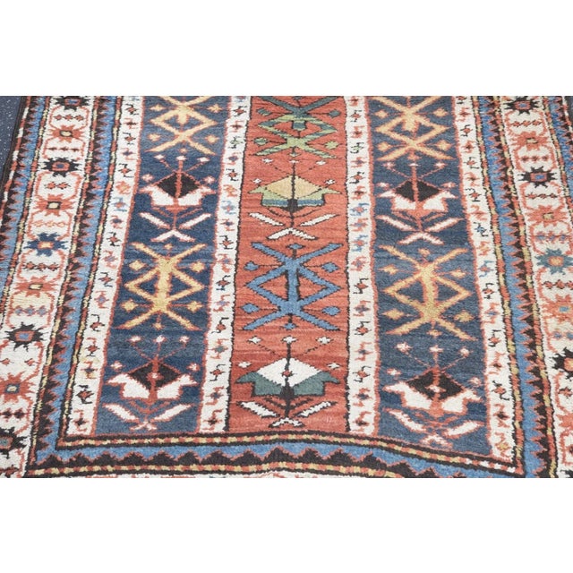 Antique Kazak Rug 3'4'' x 6'2'' For Sale - Image 9 of 11