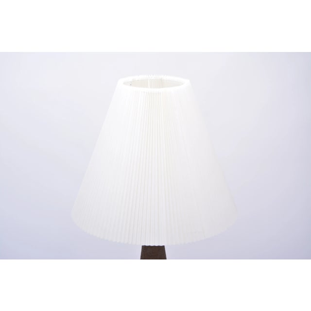 Ceramic Large Vintage Danish Stoneware Floor Lamp For Sale - Image 7 of 9