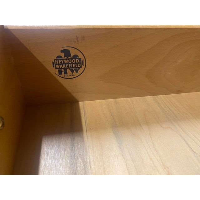 Heywood-Wakefield Vintage 3-Drawer Chest For Sale - Image 9 of 9
