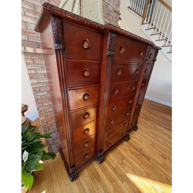 Traditional Ralph Lauren Monumental Mahogany Estate Chest of Drawers, Dresser For Sale - Image 3 of 18