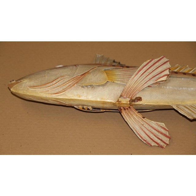 Large Metal Fish Trade Sign, 1970s For Sale - Image 13 of 16