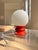 Red Opal Glass Table Lamp from Temde For Sale - Image 11 of 11