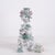 Figurine No. 93 in Green and Pink Ceramic with Floral Motif by Bjørn Wiinblad For Sale - Image 3 of 10