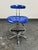 Design Plus Gallery presents a Contemporary Blue Tractor Seat Adjustable Drafting Stool from Flash Furniture. This...