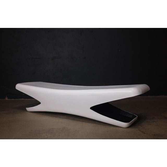 Late 20th Century Fiberglass Bench Attributed to Douglas Deeds For Sale - Image 9 of 9
