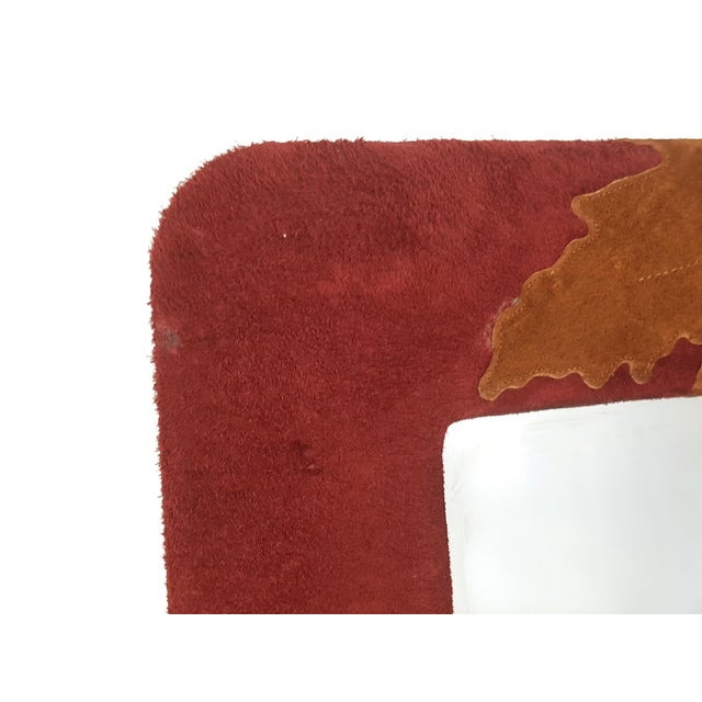 Gold Italian Leather, Velvet and Glass Picture Frames, 1980s, Set of 2 For Sale - Image 8 of 14